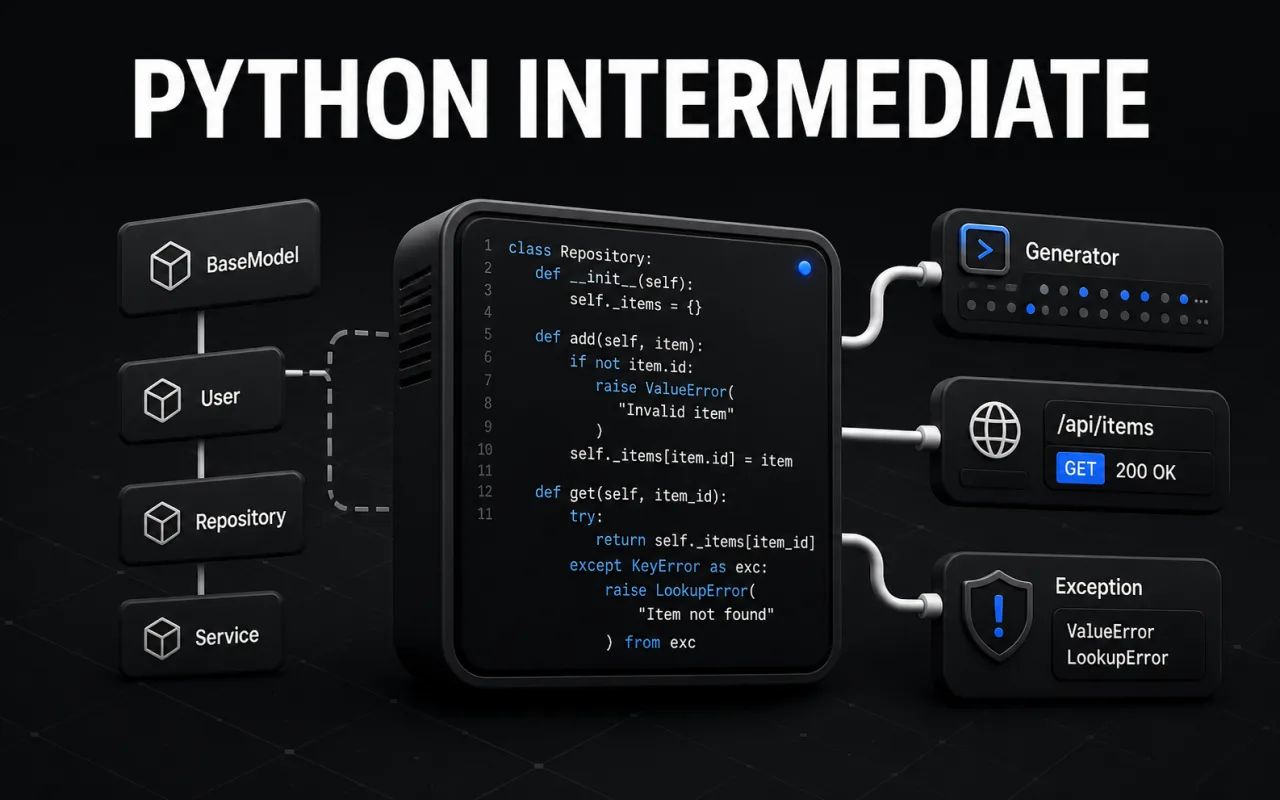 Python Intermediate Full Course Af-somali